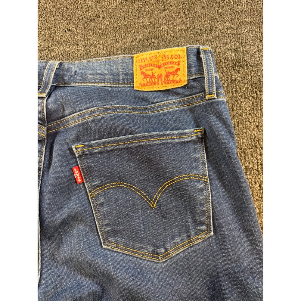 Levis 311 Shaping Skinny Jeans Womens 27 Medium Wash Blue Denim Mid Rise Stretch - Picture 7 of 8
